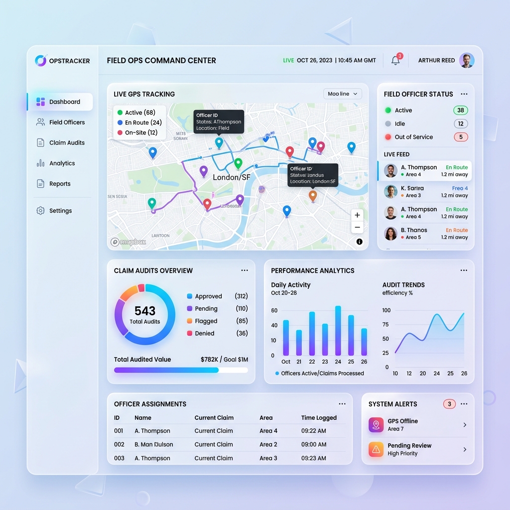 Real-time Claims Verification Console